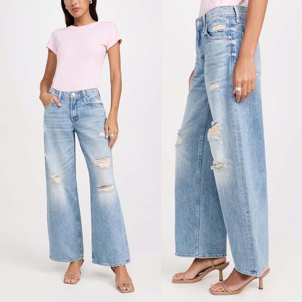Mother The Down Low Spinner Hover Jeans Holey Roller